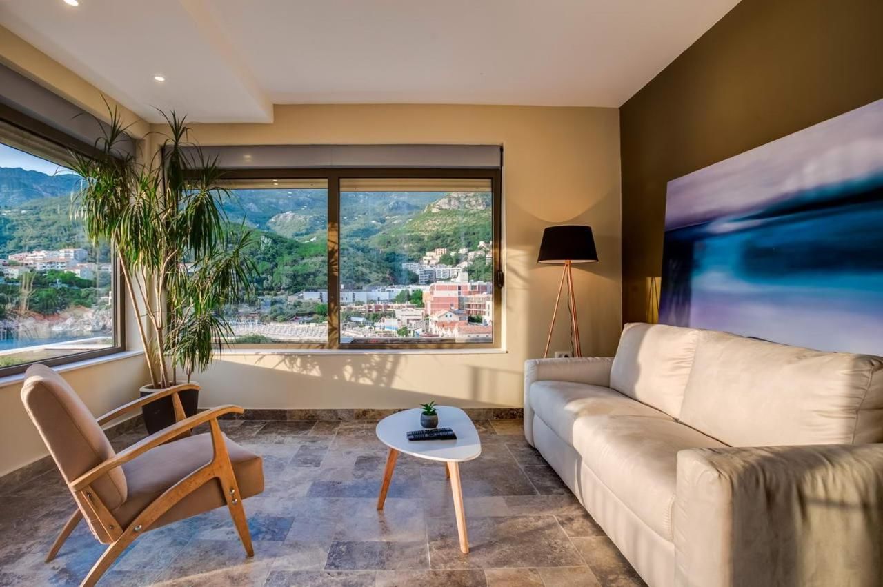 Апартаменты Blanche Cliff Apartments Свети-Стефан-26