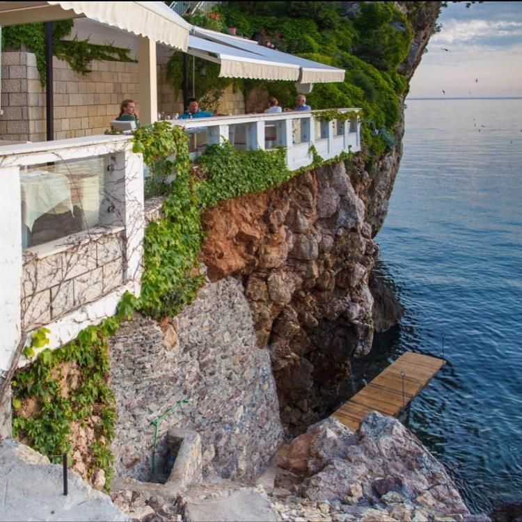 Апартаменты Blanche Cliff Apartments Свети-Стефан